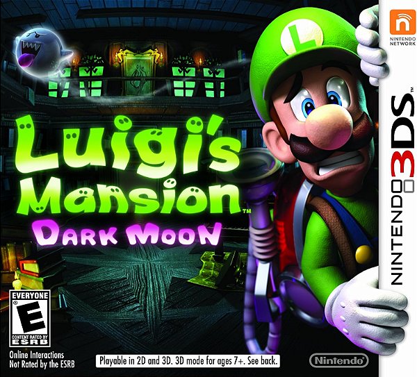 Luigis Mansion Dark Moon 3DS Midia Fisica