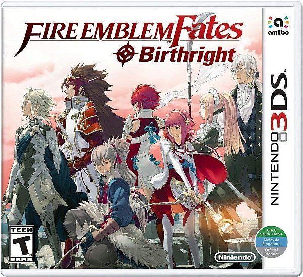 Fire Emblem Fates Birthright 3DS Midia Fisica