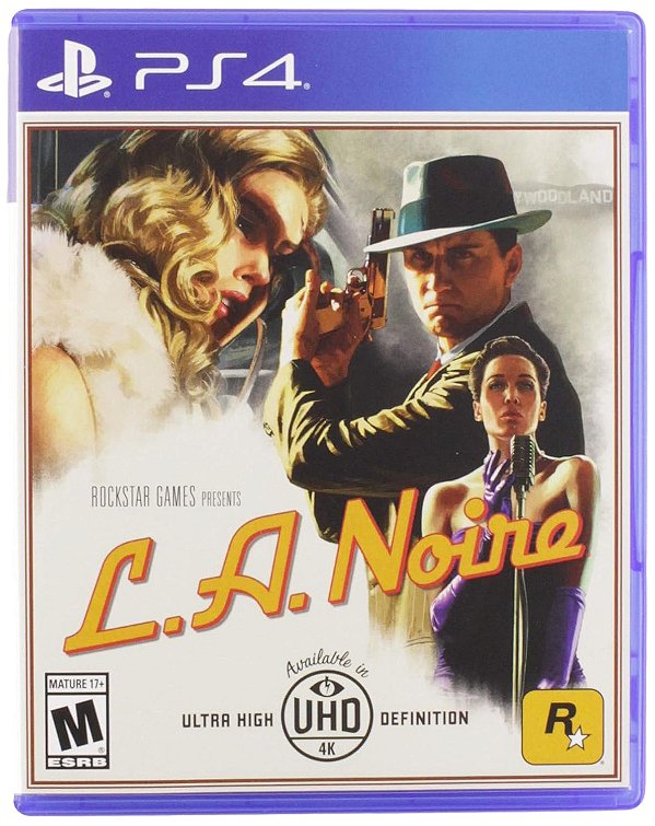 LA Noire PS4 Midia Fisica