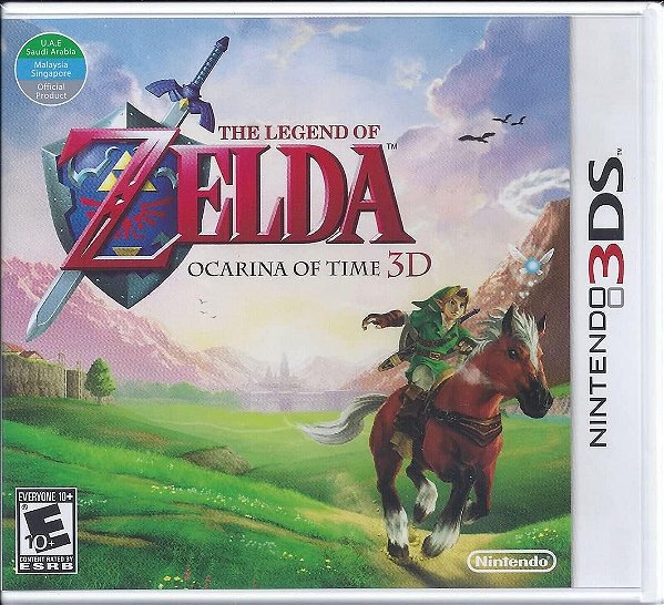 The Legend of Zelda Ocarina of Time 3DS Midia Fisica