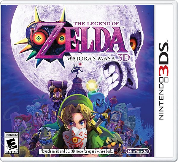 The Legend of Zelda Majora's Mask 3D 3DS Midia Fisica