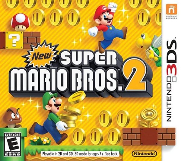 New Super Mario Bros 2 3DS Midia Fisica