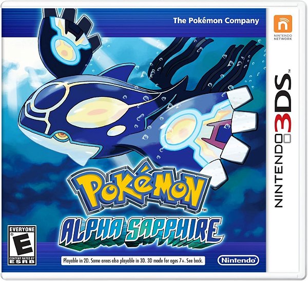 Pokemon Alpha Saphire 3DS Midia Fisica