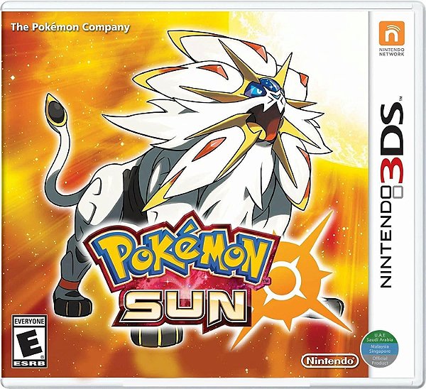 Pokemon Sun 3DS Midia Fisica