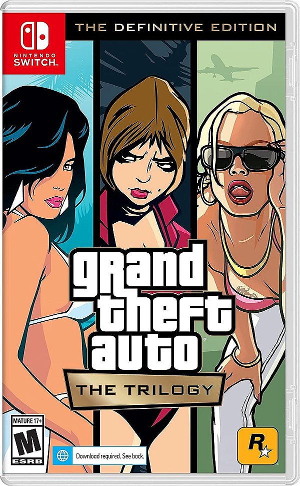 Grand Theft Auto The Trilogy The Definitive Edition Switch AS Midia Fisica