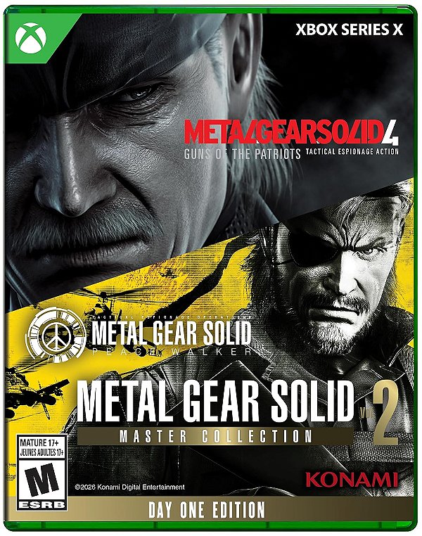 Metal Gear Solid Master Collection Vol 2 Xbox Series X Midia Fisica - PRÉ-VENDA