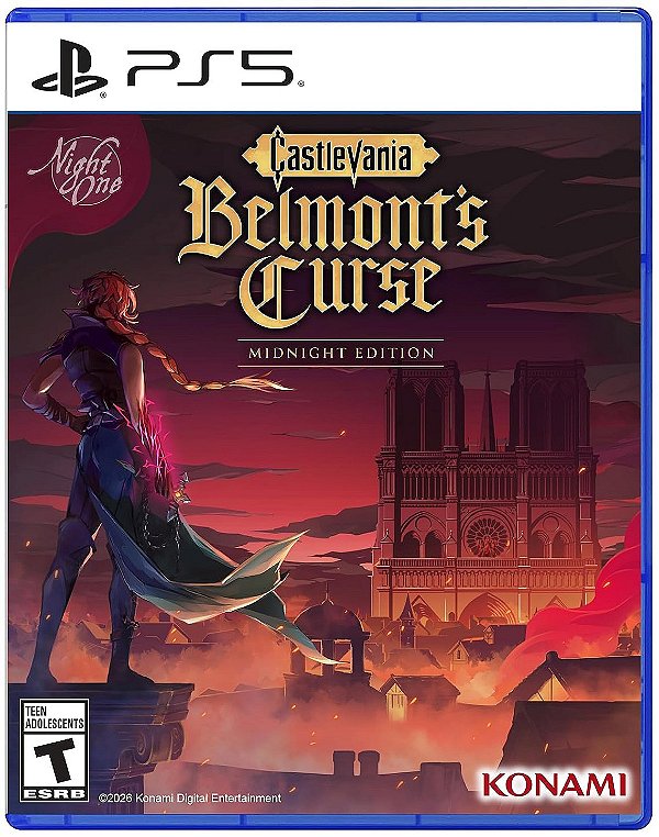 Castlevania Belmonts Curse Midnight Edition PS5 Midia Fisica - PRE-VENDA