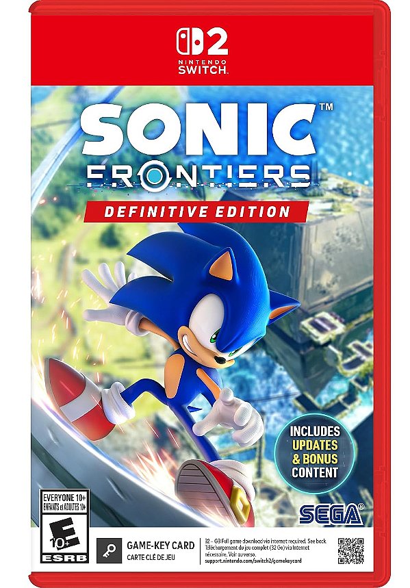 Sonic Frontiers Definitive Edition Switch 2
