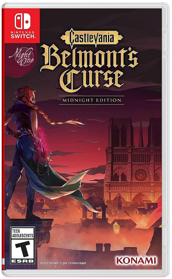 Castlevania Belmonts Curse Midnight Edition Switch Midia Fisica -PRÉ-VENDA