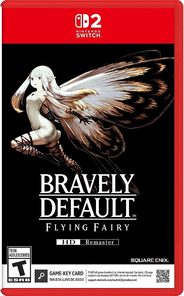 Bravely Default Flying Fairy HD Remaster Switch 2 Midia Fisica