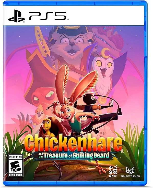 Chickenhare and the Treasure of Spiking Beard PS5 Midia Fisica