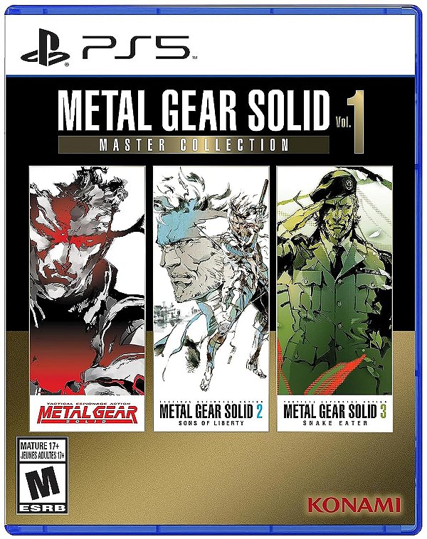 Metal Gear Solid Master Collection Vol 1 PS5 Midia Fisica