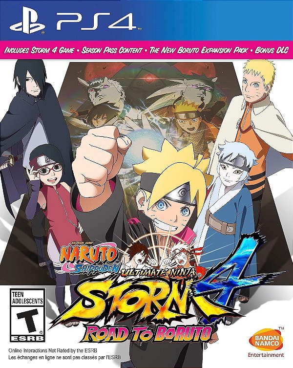 Naruto Shippuden Ultimate Ninja Storm 4 Road To Boruto PS4 Midia Fisica
