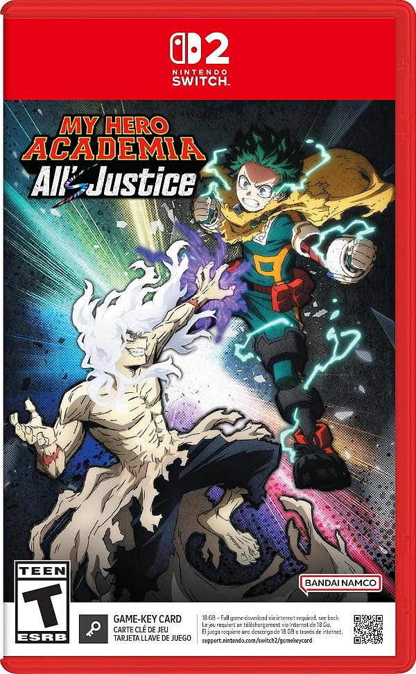 My Hero Academia Alls Justice Switch 2 - PRÉ-VENDA