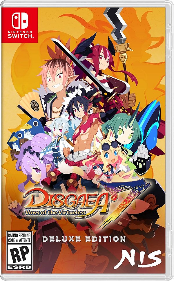 Disgaea 7 Vows of the Virtueless Deluxe Edition Switch Midia Fisica