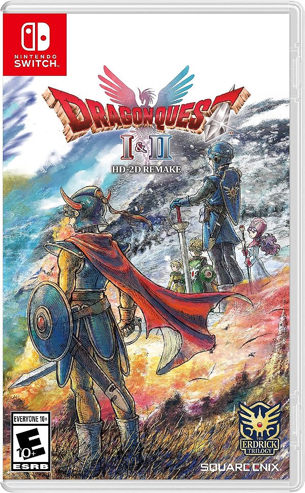 Dragon Quest I e II HD-2D Remake Switch Midia Fisica