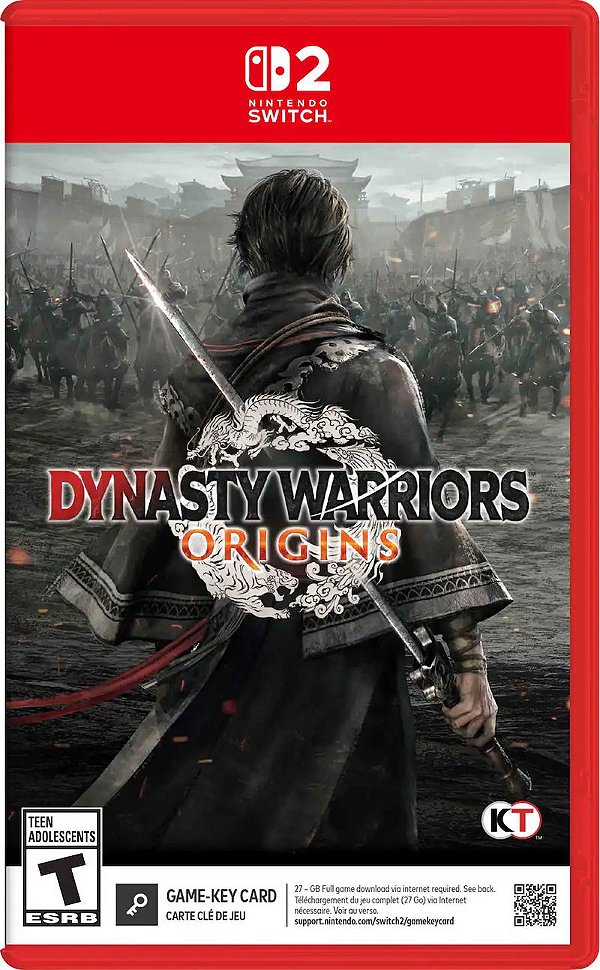 Dynasty Warriors Origins Switch 2 Midia Fisica