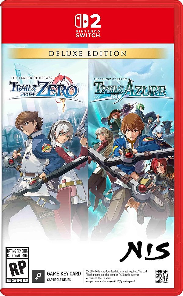 The Legend of Heroes Trails from Zero e Trails to Azure Deluxe Edition Switch 2