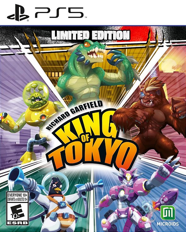 King of Tokyo Richard Garfield Limited Edition PS5 Midia Fisica
