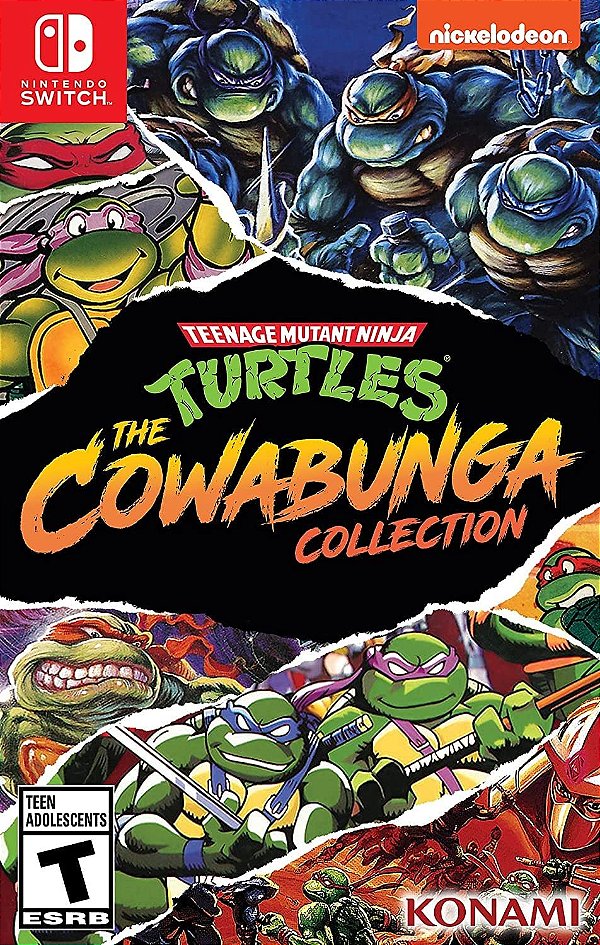 Teenage Mutant Ninja Turtles Cowabunga Collection Switch Midia Fisica