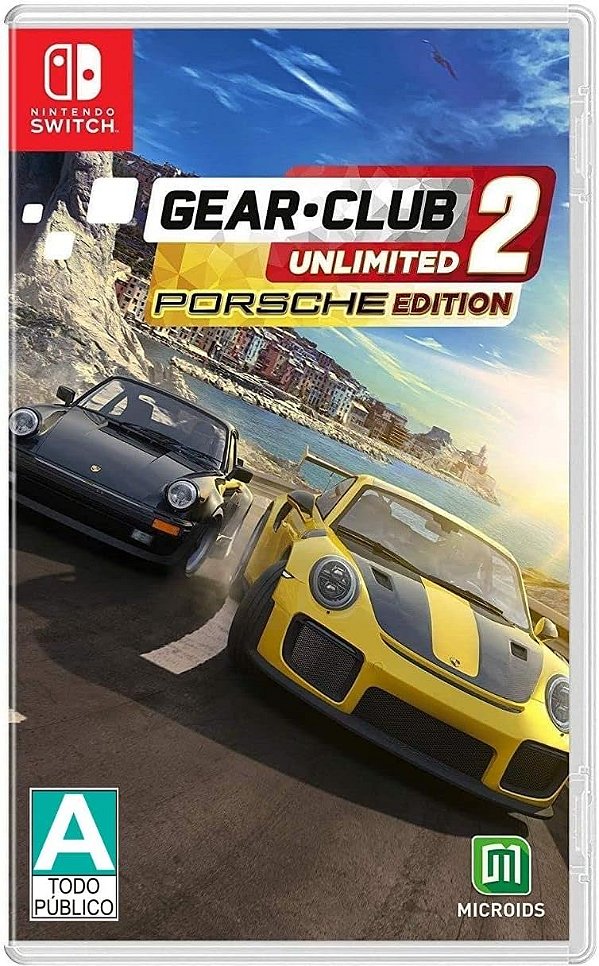 Gear Club Unlimited Porsche Edition Switch Midia Fisica