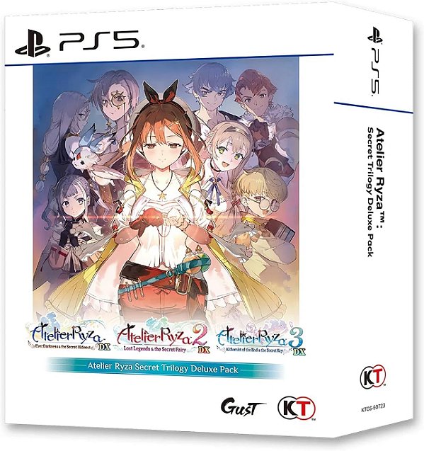 Atelier Ryza Secret Trilogy Deluxe Edition PS5 Midia Fisica