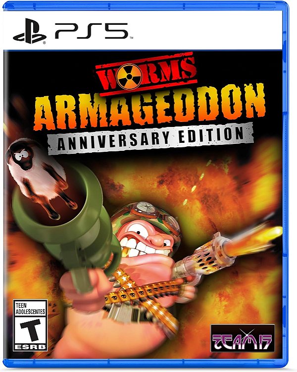 Worms Armageddon Anniversary Edition PS5 Midia Fisica
