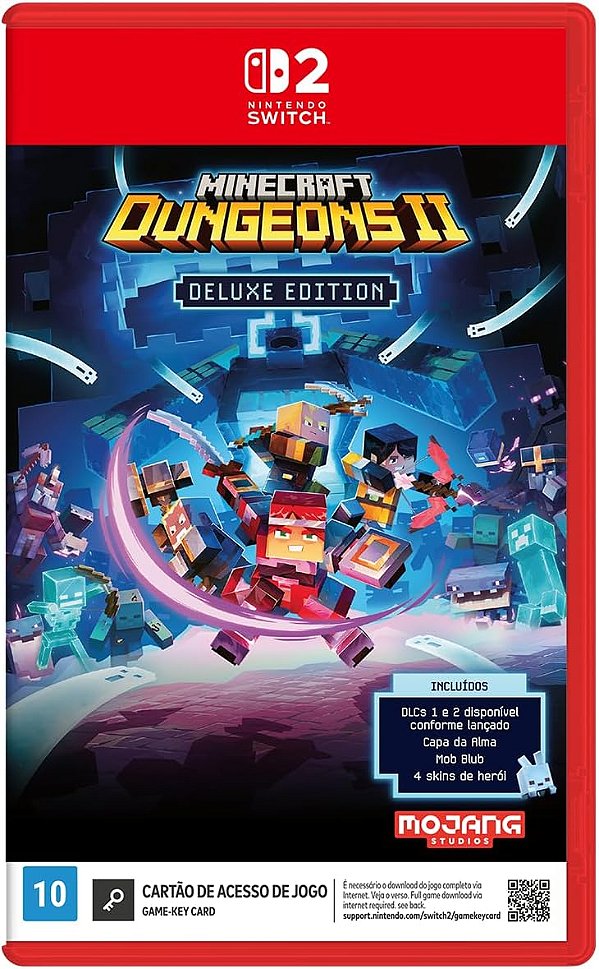 Minecraft Dungeons II Deluxe Edition Switch 2 BR - PRE-VENDA