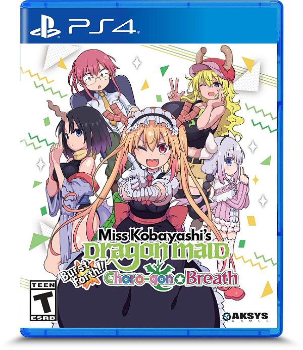 Miss Kobayashis Dragon Maid Burst Forth Choro-gon Breath PS4 Midia Fisica