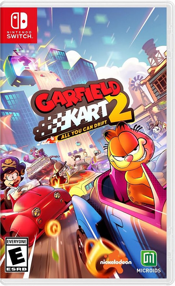 Garfield Kart 2 All You Can Drift Switch Midia Fisica