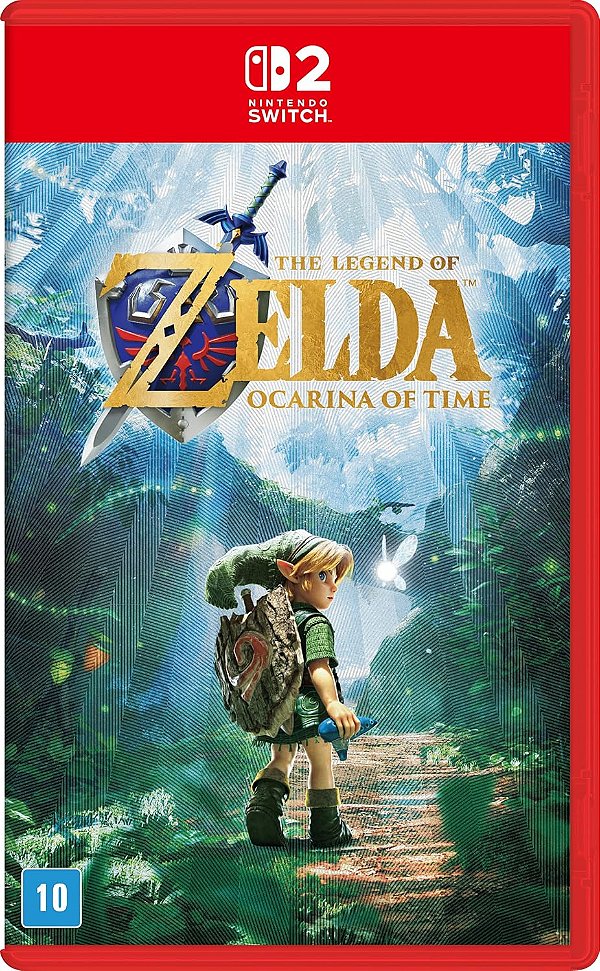 The Legend Of Zelda Ocarina Of Time Switch 2 BR Midia Fisica - PRÉ-VENDA
