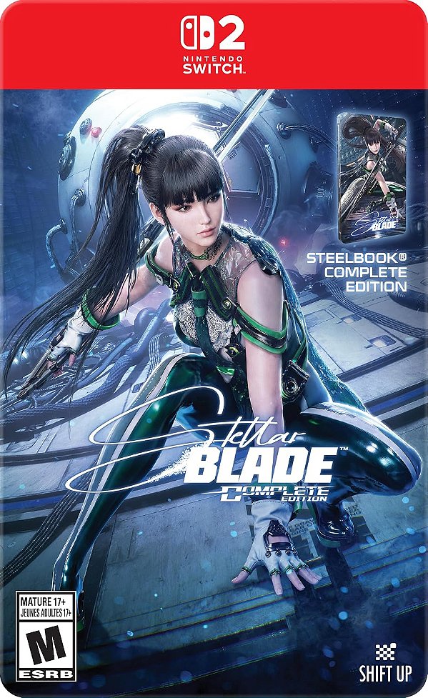 Stellar Blade Complete SteelBook Edition Switch 2 Midia Fisica - PRÉ-VENDA