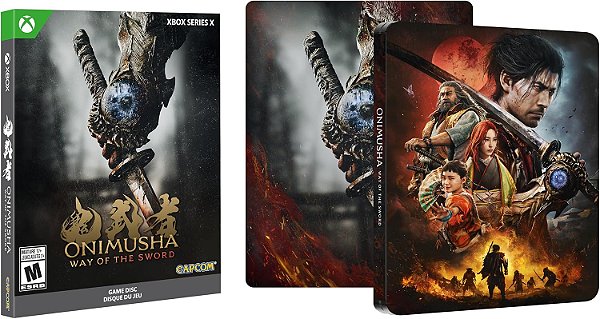 Onimusha Way of the Sword Steelbook Xbox Series X Midia Fisica