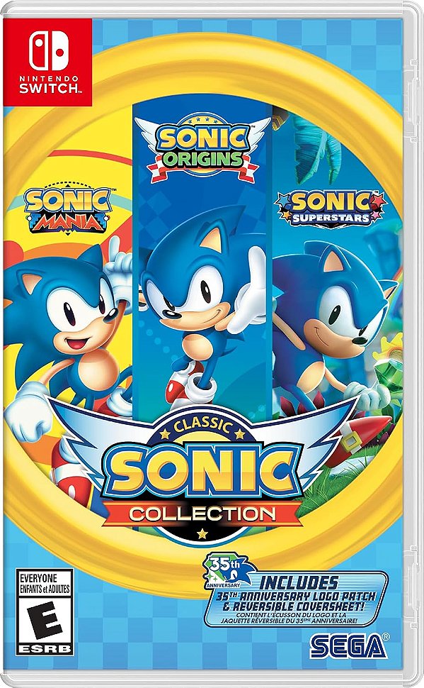 Classic Sonic Collection Switch Midia Fisica - PRÉ-VENDA