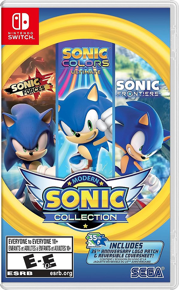 Modern Sonic Collection Switch Midia Fisica - PRÉ-VENDA