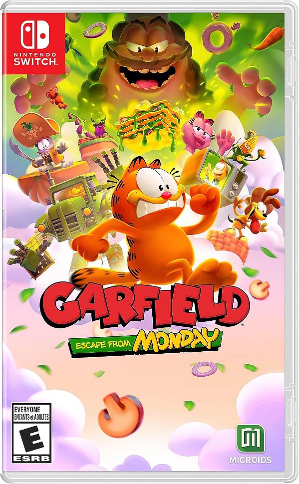 Garfield Scape From Monday Switch Midia Fisica