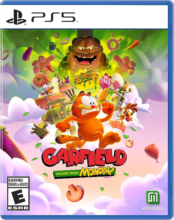 Garfield Scape From Monday PS5 Midia Fisica