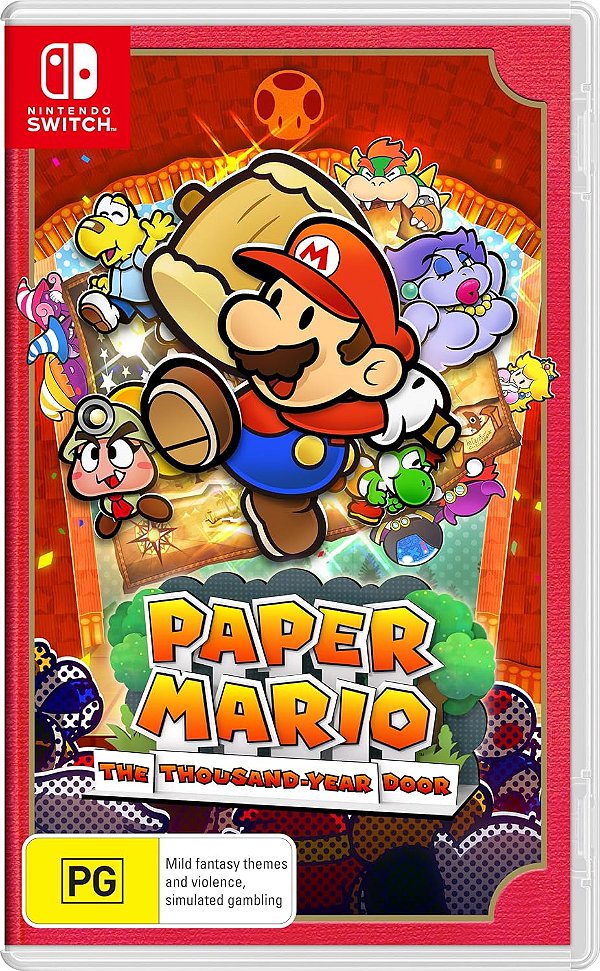 Paper Mario The Thousand-Year Door Switch AU Midia Fisica