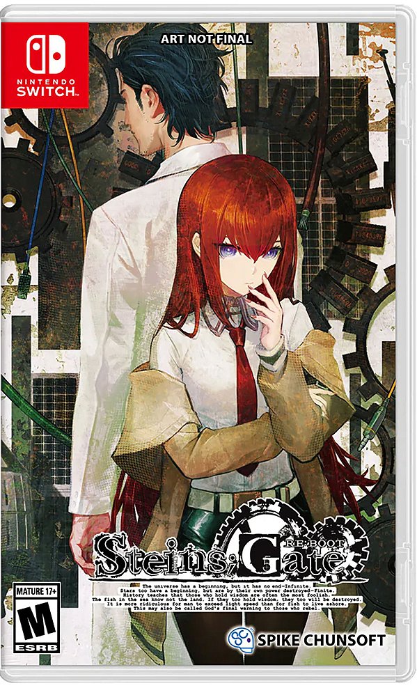 Steins Gate Reboot Switch Midia Fisica - PRÉ-VENDA