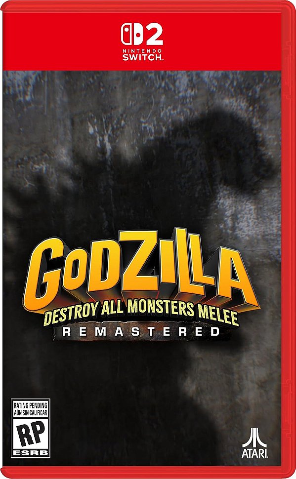 Godzilla Destroy All Monsters Melee Remastered Switch 2 Midia Fisica