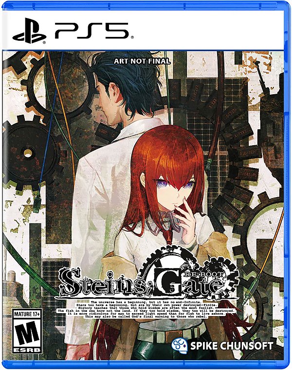 Steins Gate Reboot Steelbook Edition PS5 Midia Fisica - PRÉ-VENDA