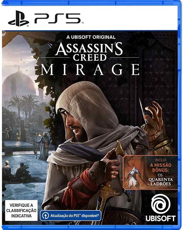 Assassins Creed Mirage PS5 BR Midia Fisica