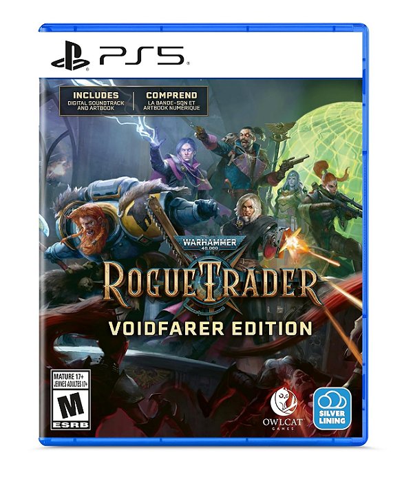 Warhammer 40000 Rogue Trader Voidfarer Edition PS5 Midia Fisica