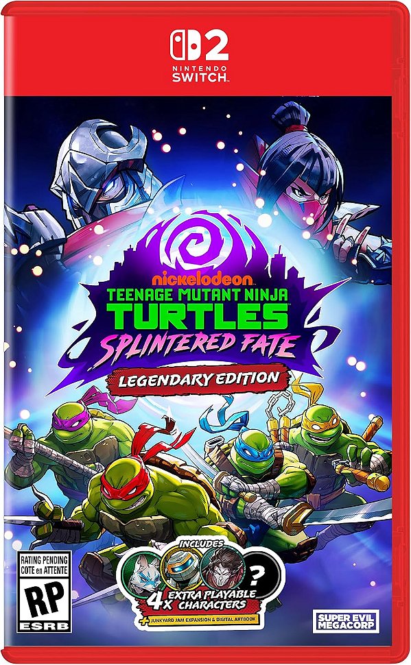 Teenage Mutant Ninja Turtles Splintered Fate Legendary Edition Switch 2 Midia Fisica