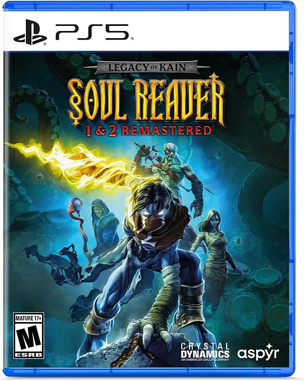 Legacy Of Kain Soul Reaver 1 and 2 Remastered PS5 Midia Fisica