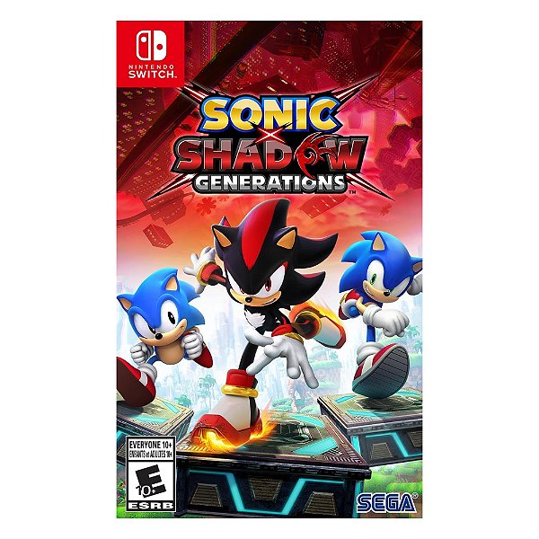 Sonic X Shadow Generations Switch Midia Fisica