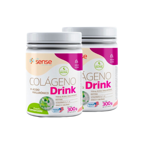2 Colágenos  Drink com Ácido Hialurônico