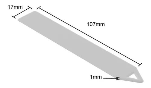 Etiqueta identificação de orquídeas 100 unidades