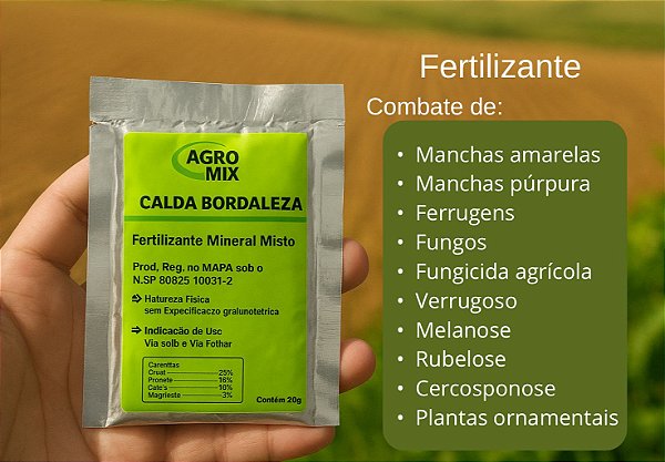 Calda Bordaleza Agromix 20 g