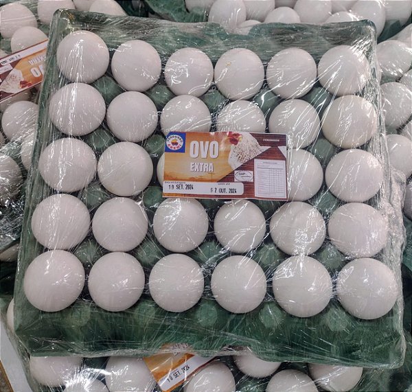 OVO EXTRA BRANCO AKEMI BDJ 30 UNID.